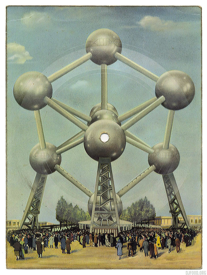 Atomium postcard 2