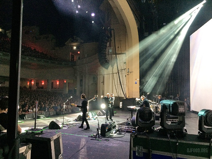 Brixton side of stage