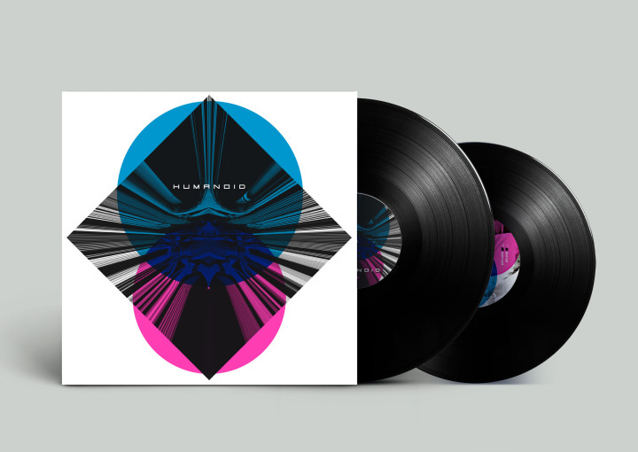 Humanoid -Cover- Black mockup