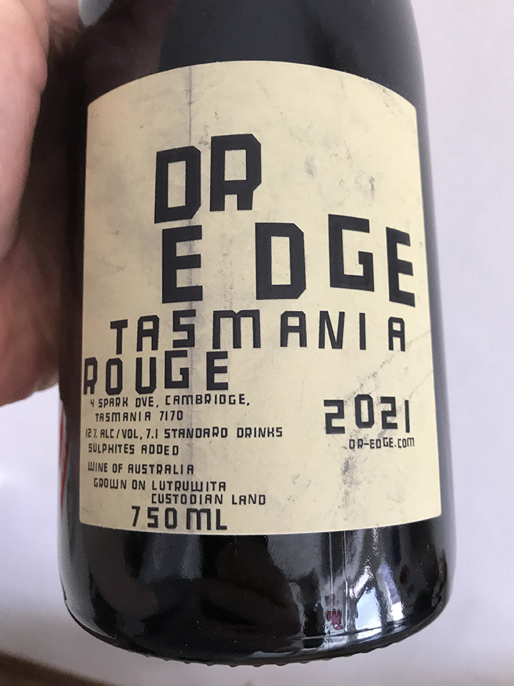 Dr Edge Rouge label