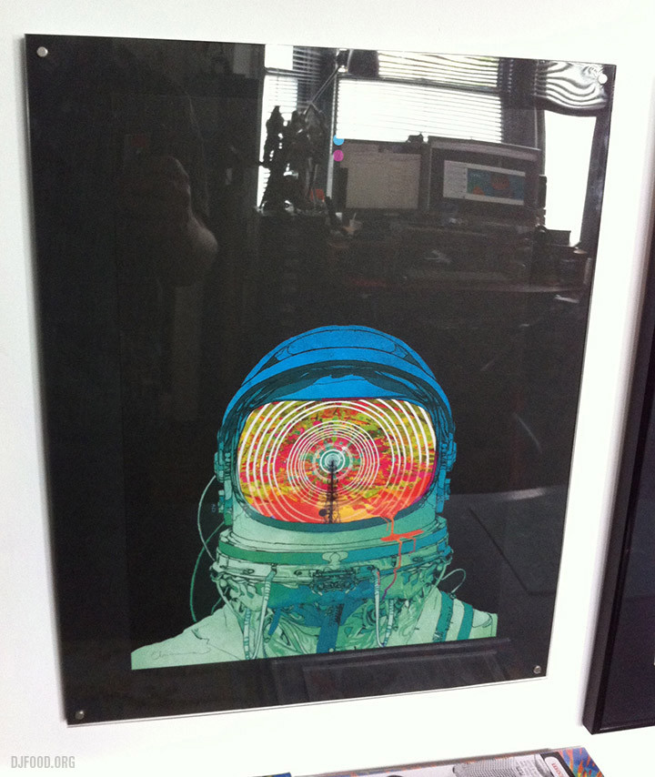Spaceman framed