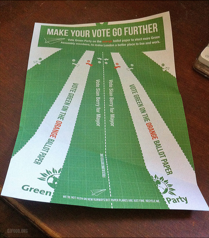 Greens leaflet