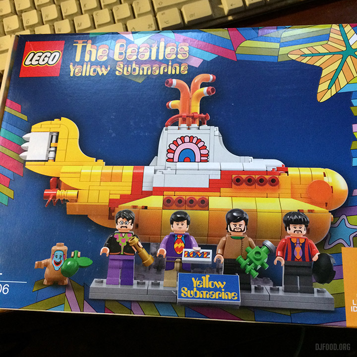 Beatles Lego Yellow Submarine build DJ Food
