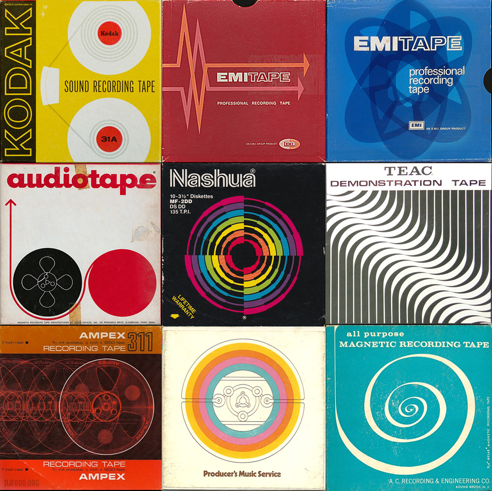 Reel To Reel tape box designs