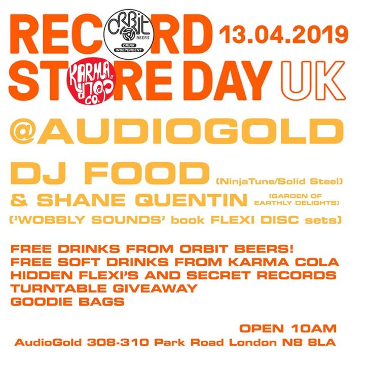 Audiogold flyer RSD19