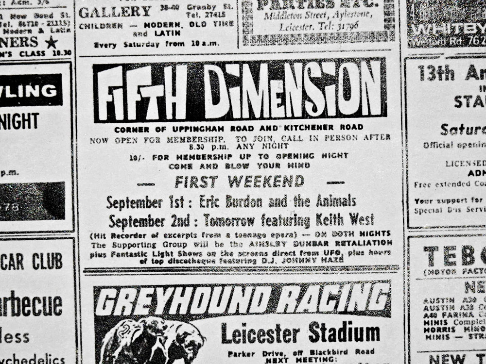 Fifth Dimension paper ad