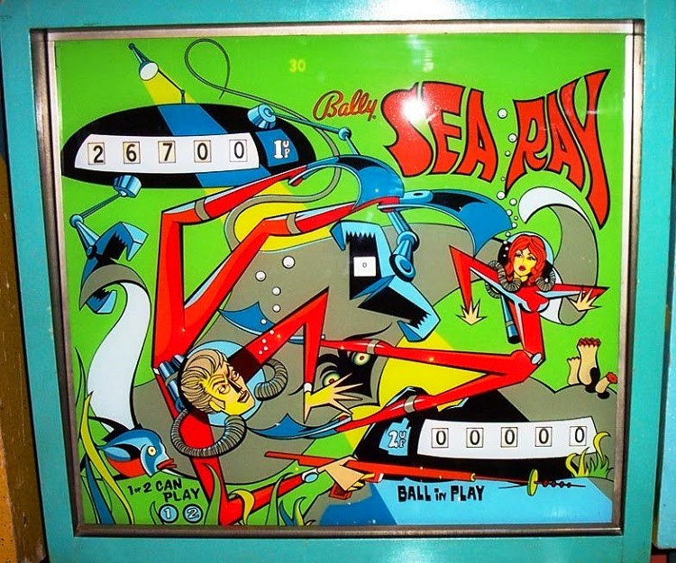 Pinball bally sea ray 1971