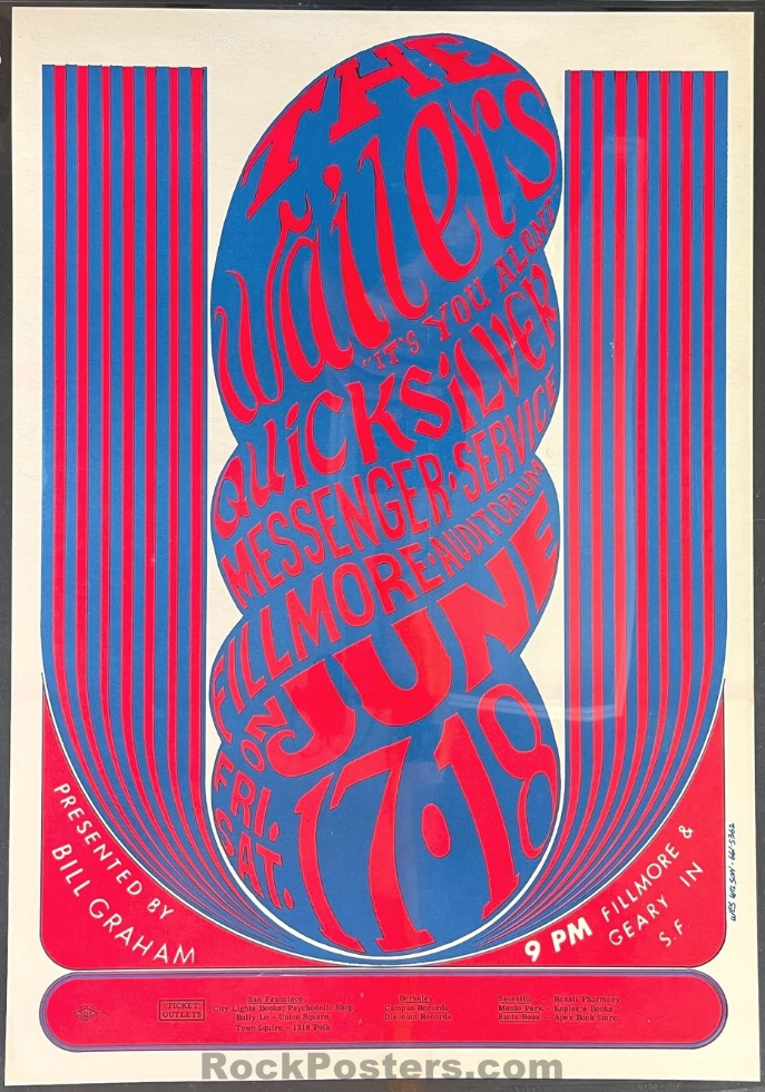 Wes Wilson Wailers poster