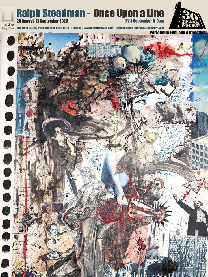 Ralph Steadman ‘Once Upon a Line’ Private View - Tomorrow!!!- 4th September 5-9pm The Muse galle