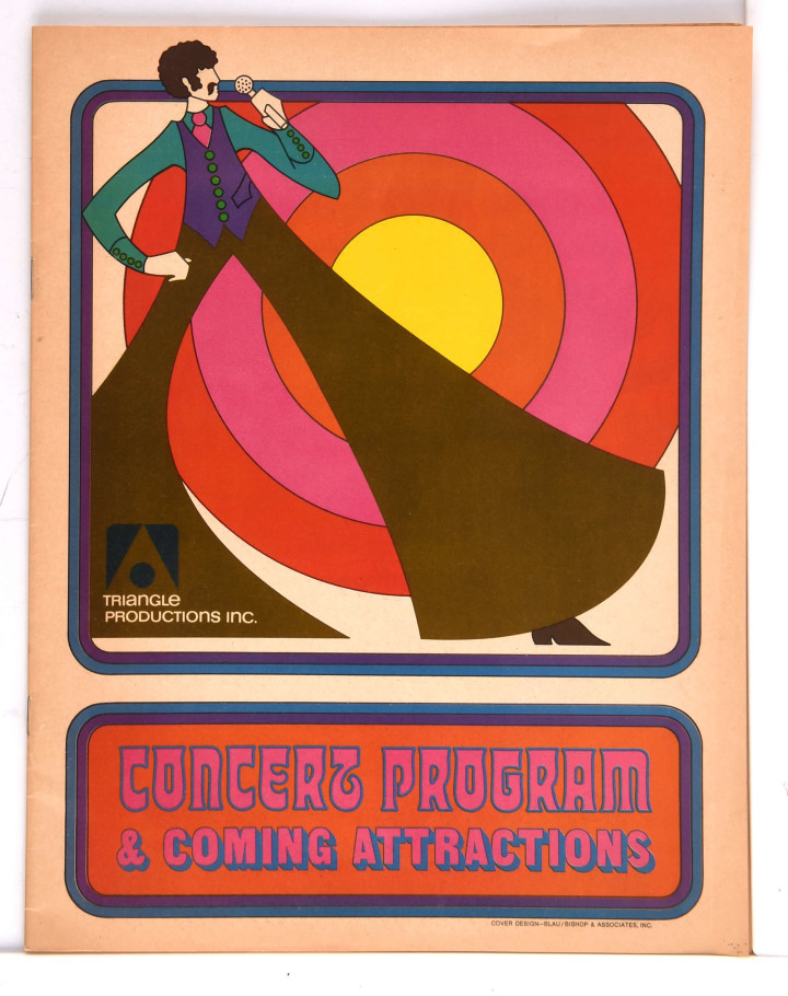 The Rolling Stones 1972, music concert programme.