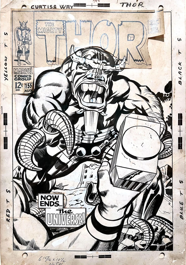 Kirby Thor cover